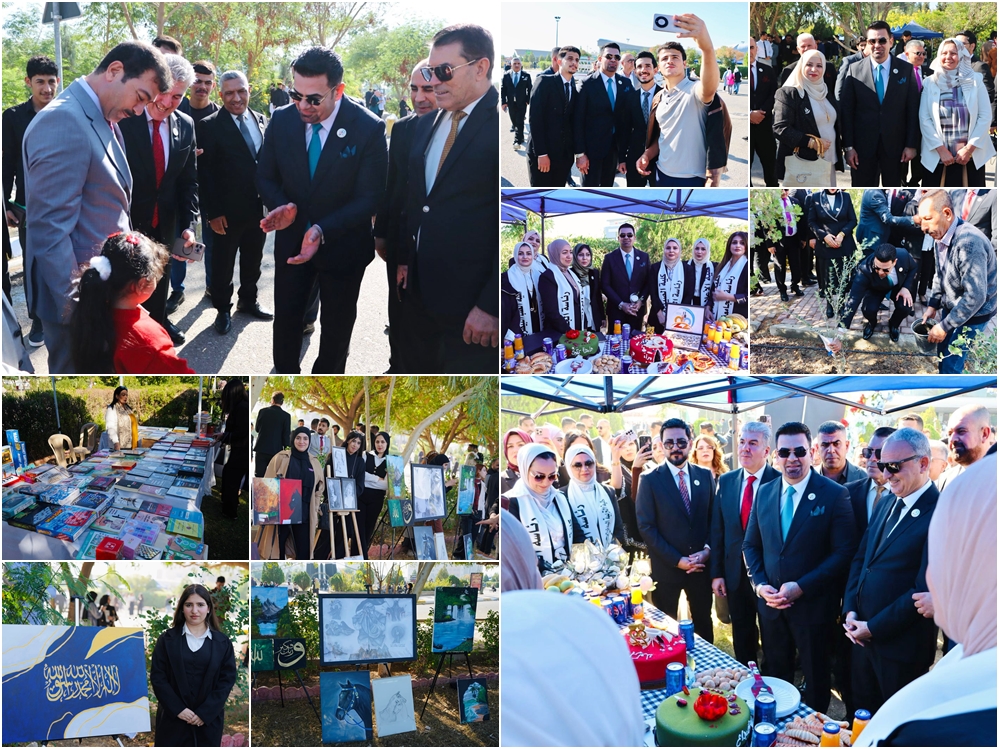 جامعة كركوك تستحضر الإبداع في اكبر بازار خيري ومنصة لعرض ابداعات الطلبة 