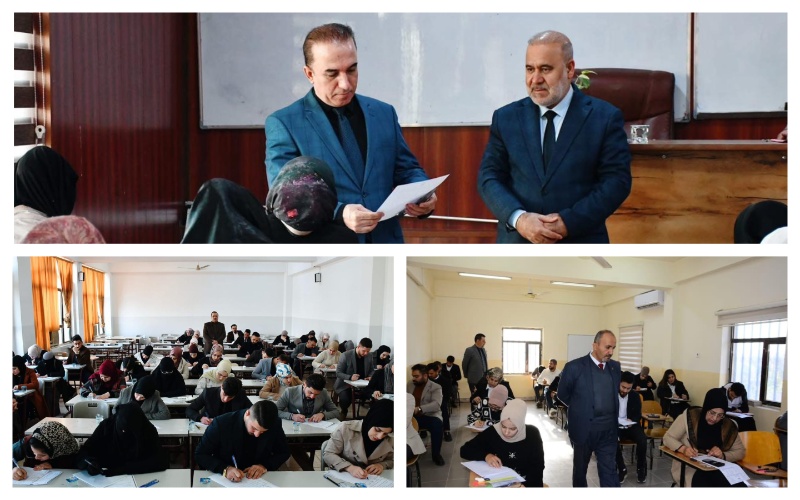 وسط أجواء أكاديمية .. طلبة الدراسات العليا في جامعة كركوك يؤدون امتحاناتهم للفصل الدراسي الأول