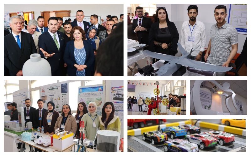 وسط المبدعين ومشاريعهم .. رئيس جامعة كركوك يفتتح اضخم مهرجان للابتكارات الهندسية والعلمية