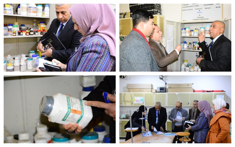 جامعة كركوك تتابع جولتها التدقيقة الشاملة لمختبرات كلياتها وفق معايير الجودة الوطنية 