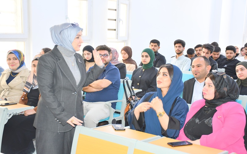 جامعة كركوك تنظم محاضرة حول مفهوم قرار الاممي (1325) وآليات تحقيق اهدافه