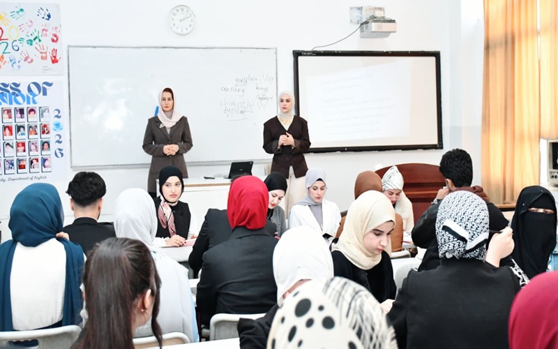 جامعة كركوك تنظم دورة لتطوير امكانات التحدث باللغة الانكليزية
