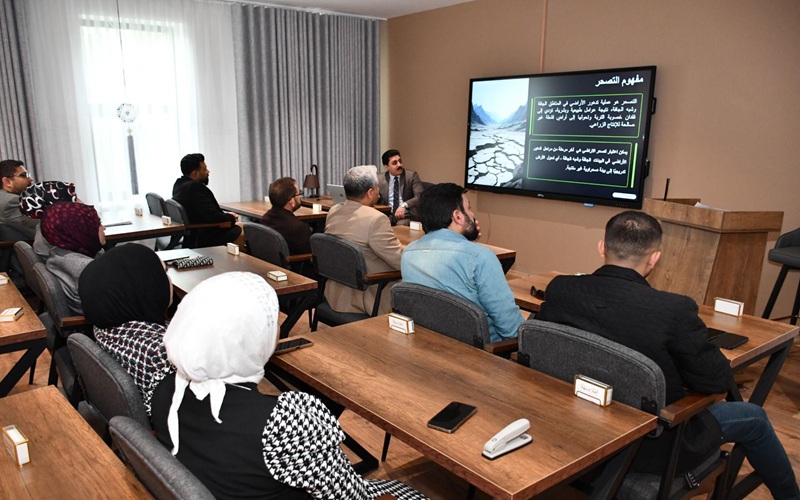 جامعة كركوك تنظم محاضرة عن التصحر 