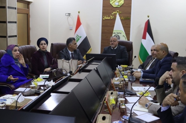 عميد كلية طب الأسنان يشارك في اجتماع لجنة عمداء كليات طب الأسنان العراقية