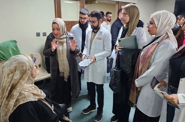جامعة كركوك تنظم حملة توعوية في العيادات الاستشارية والمراكز الصحية