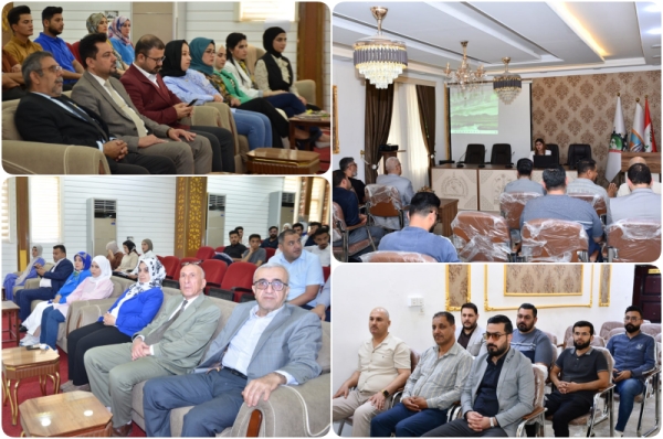 كلية الزراعة / الحويجة تختتم دورة تدريبية عن كيفية اكثار النباتات الطبية والعطرية