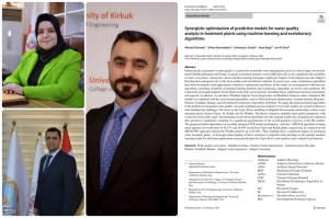 فريق بحثي من جامعة كركوك ينشر بحثا حول تحسين التنبؤ بجودة المياه باستخدام الذكاء الاصطناعي