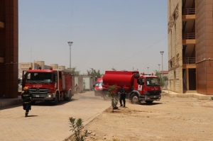 ضمن سعيها المستمر لتعزيز إجراءات السلامة .. جامعة كركوك تجري ممارسة على اعمال الدفاع المدني ومتطلبات السلامة في مجمع الأقسام الداخلية