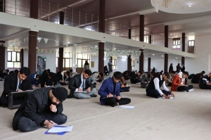 لليوم الثاني على التوالي.. جامعة كركوك تواصل اجراء المسابقة القرآنية الجامعية الأولى بين طلبتها