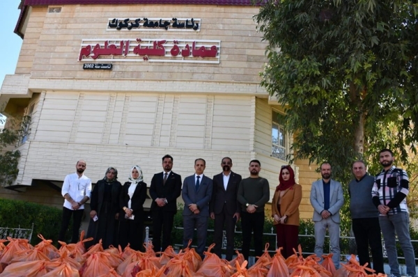 ويستمر العطاء .. جامعة كركوك تواصل حملاتها الرمضانية خدمة لطلبتها والمجتمع