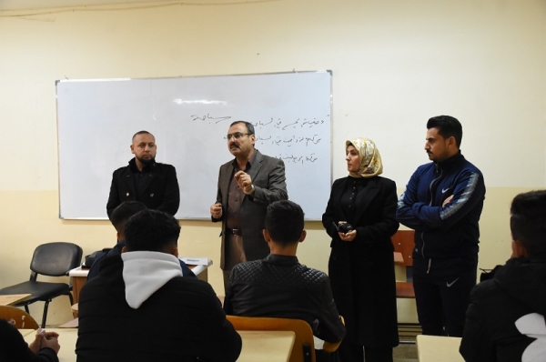 كلية التربية البدنية وعلوم الرياضة تنظم محاضرة حول قانون انضباط الطلبة