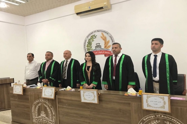 رسالة ماجستير في جامعة كركوك تناقش تأثير الرش بالسيلكا على حنطة الخبز