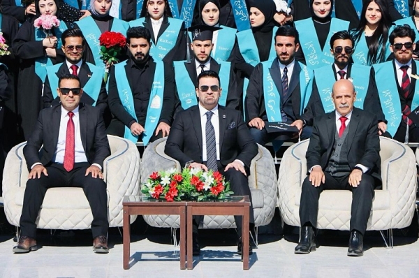 وسط اجواء أكاديمية وعلى انغام النشيد الوطني العراقي وبمشاركة رئيسها الأستاذ الدكتور عمران جمال حسن