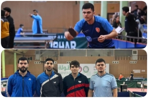 موظف من جامعة كركوك يحرز المركز الاول في اختبارات المنتخبات الوطنية لتنس الطاولة