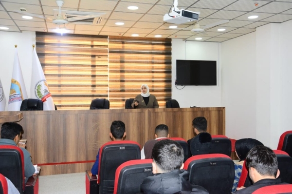 ندوة توعوية في جامعة كركوك عن طرق التخلص من خوف الامتحانات