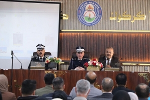 كلية الآداب تنظم ندوة توعوية حول قواعد المرور