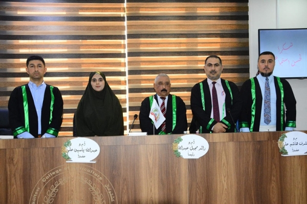 جامعة كركوك تناقش تأثير مسافات الزراعة ومصادر النتروجين في الدخن اللؤلؤي