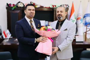 رئيس جامعة كركوك يزور جامعة باباكركر ويؤكد على دعمها لتقديم افضل الخدمات لمؤسساتنا التعليمية ولطلبتنا الأعزاء