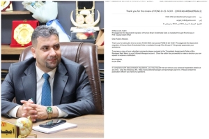 اختيار عميد كلية طب الأسنان مقيما علميا لمجلة عالمية