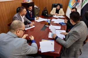 لجنة من وزارة التعليم العالي تزور جامعة كركوك