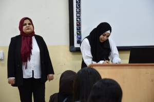 كلية التربية البدنية وعلوم الرياضة تنظم محاضرة توعوية عن الانتحار واسبابه