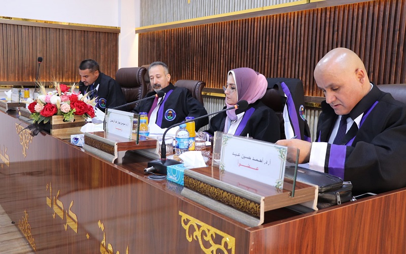 مناقشة ثاني رسالة ماجستير في كلية الاداب عن السياسة الخارجية للسعودية