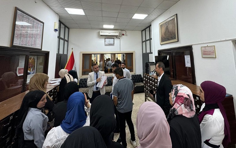 Scientific Visit of the History Department to the Central Library in Kirkuk