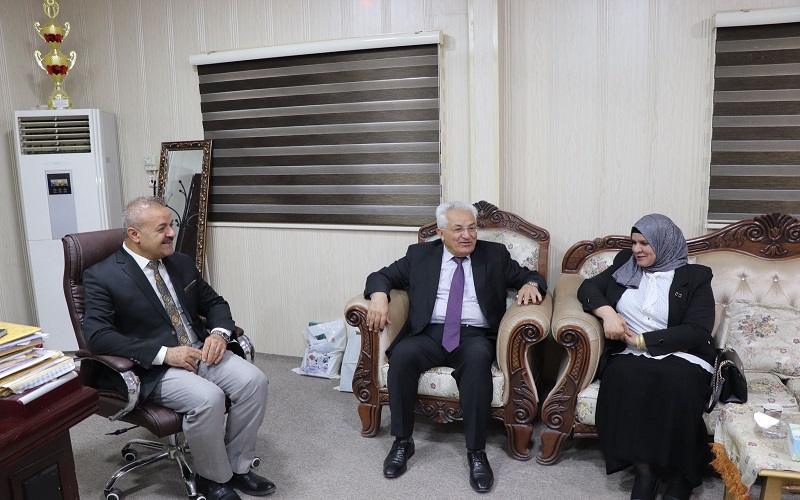 Two Parliament Members Visit College of Arts at the University of Kirkuk