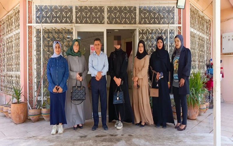 كلية الآداب تنظم زيارة الى دار  كبار السن