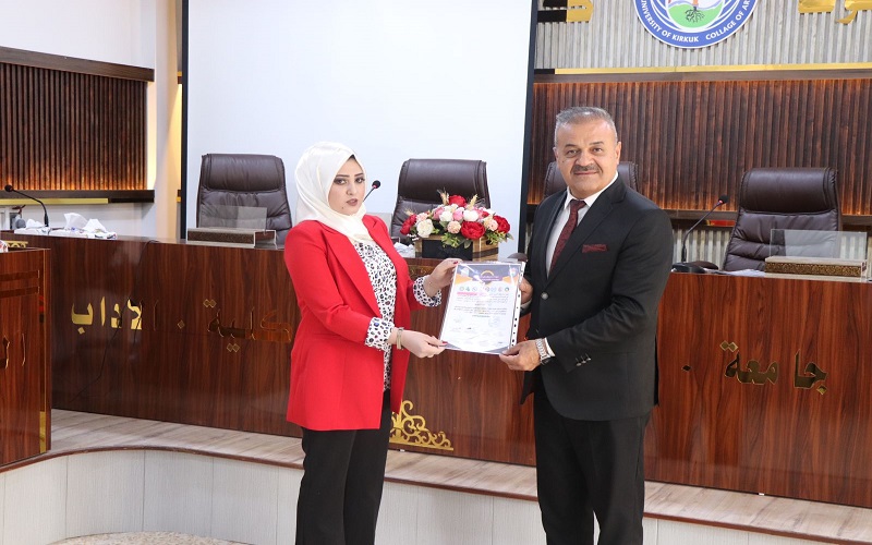 كلية الآداب في جامعة كركوك تكرم المشاركين في الدورة التدريبية والتطويرية الإعلامية
