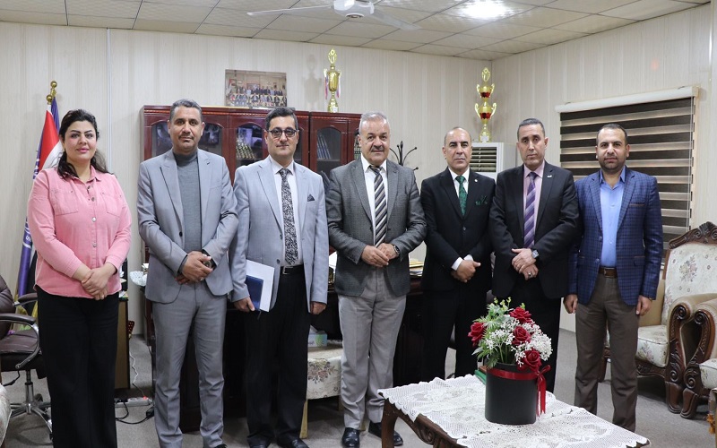 Evaluation Committee of University of Kirkuk Colleges’ Council Secretariat Visits College of Arts