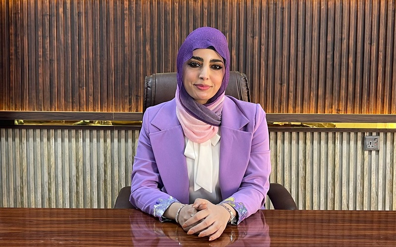 A lecturer from the College of Arts was selected as a member of the Iraqi National Women's Team