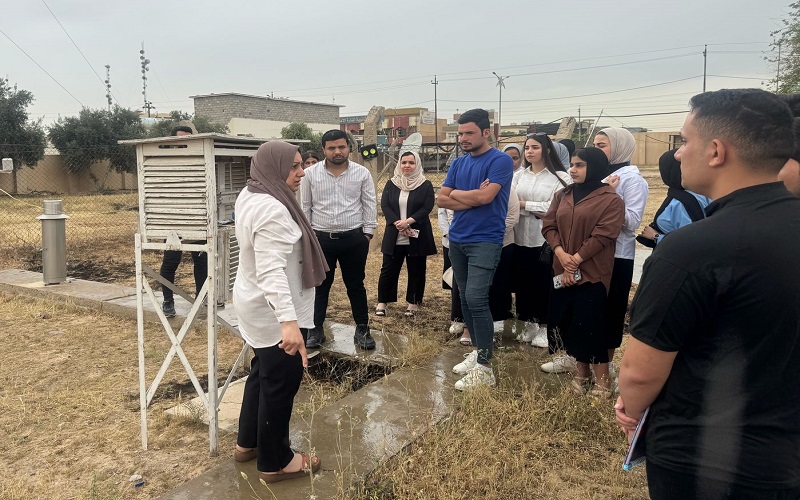 Scientific Visit by College of Arts Students to the Meteorology and Seismology Department in Kirkuk