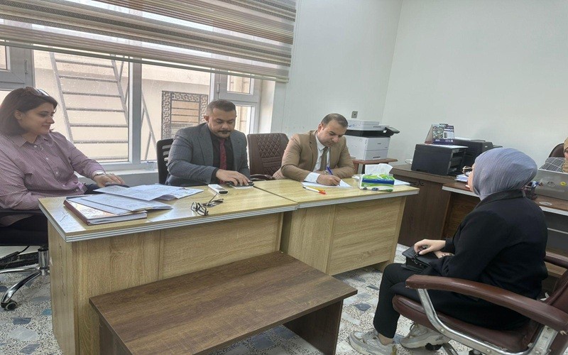 قسم التاريخ يجري امتحان ...