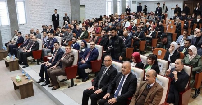 كلية التربية الأساسية تشارك في مهرجان الأسبوع العالمي لريادة الأعمال والابتكارات بجامعة كركوك