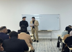 ندوة علمية بعنوان ( الطالب الانموذجي رحلة نحو التميز والابداع)