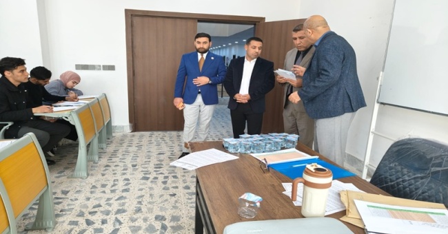 The Administration of University of Kirkuk / College of Basic Education Conducts Field Follow-up of Final Examinations and Confirms Provision of a Suitable Environment for Students