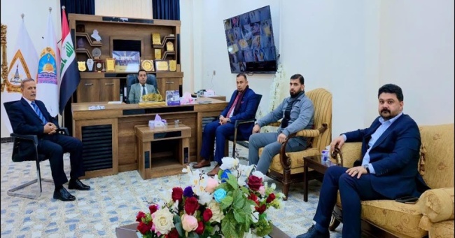 زيارة اللجنة المركزية لمتابعة عمل شعبة التعليم المستمر