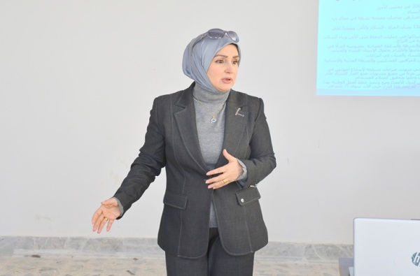 ندوة علمية بعنوان (توعية الفتيات حول مفهوم قرار الاممي (1325) و آليات تحقيق اهدافه)