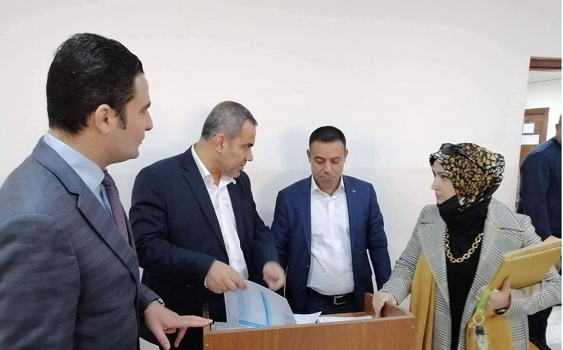 زيارة اللجنة الوزارية الخاصة بمتابعة واقع الحال الى كلية التربية الاساسية