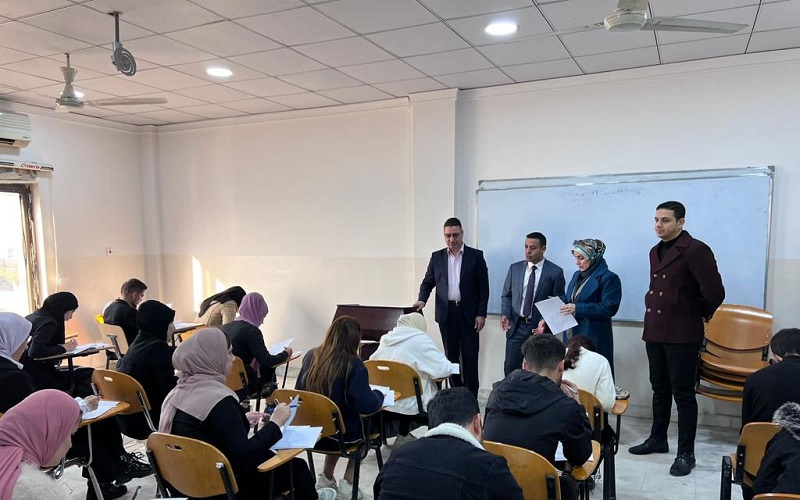 انطلاق الامتحانات النهائية للكورس الأول في كلية التربية الأساسية