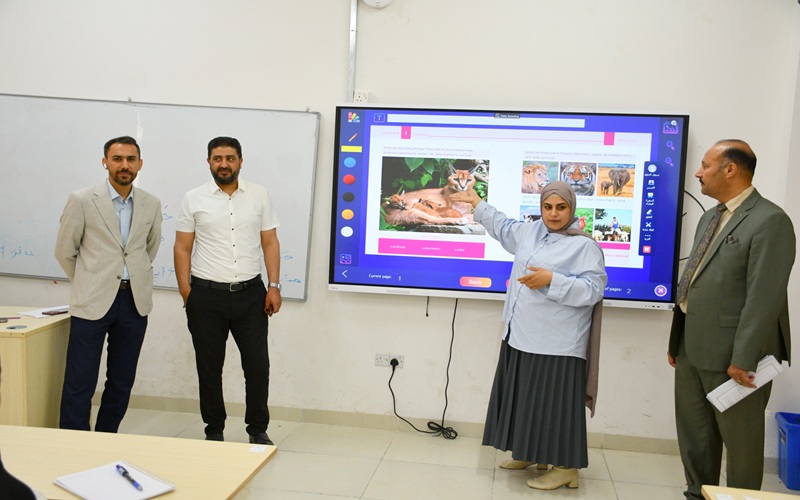The Accreditation Unit at the College of Basic Education, University of Kirkuk Conducts a Field Visit to Promote Quality Standards in Educational Institutions