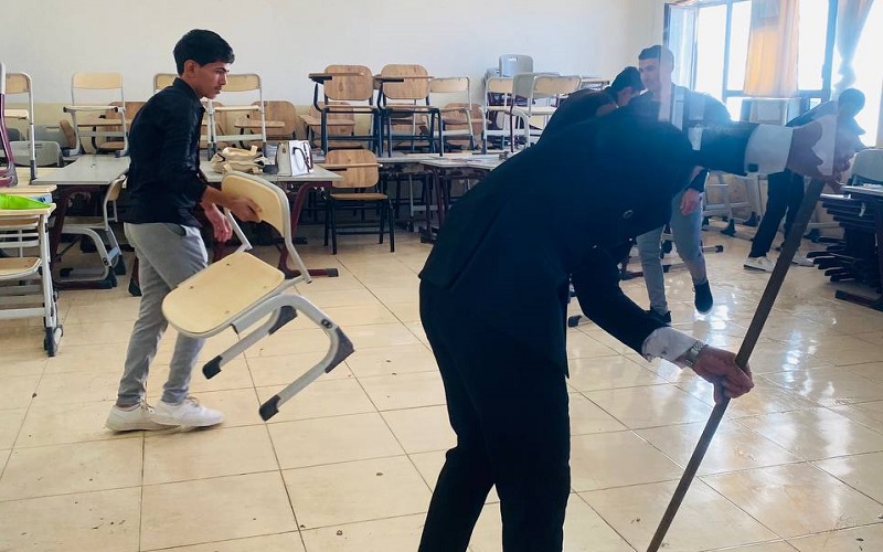 حملة تطوعية في قسم اللغة الإنكليزية