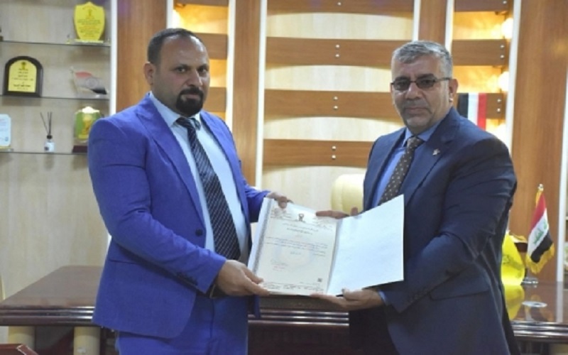 تدريسي من كلية التربية للعلوم الإنسانية يشارك في عضوية لجنة مناقشة في جامعة تكريت /كلية التربيةللعلوم الانسانية