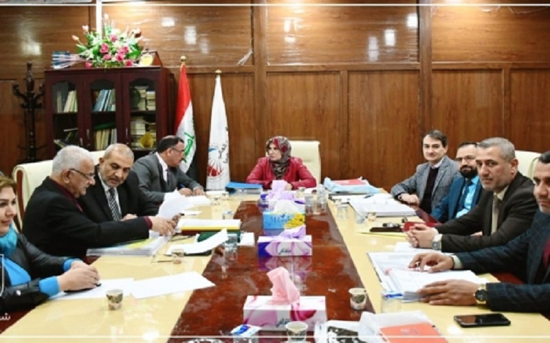 احتضنت كلية التربية للعلوم الإنسانية جامعة كركوك اجتماع الترقيات المركزية