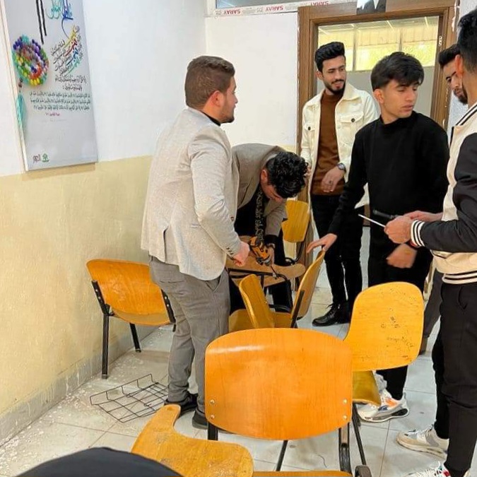 حملة عمل تطوعي في قسم العلوم التربوية والنفسية