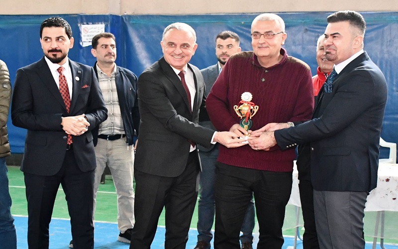 كلية التربية للعلوم الانسانية تحرز المركز الثاني في كرة قدم الصالات