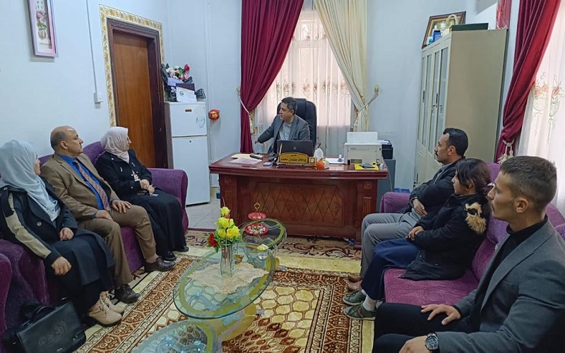 كلية التربية للعلوم الانسانية تزور دار رعاية المسنين في كركوك