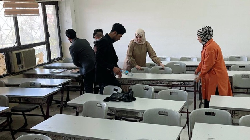 قسم علوم القرآن والتربية الاسلامية تنضم إلى مسيرة الحملات التطوعية