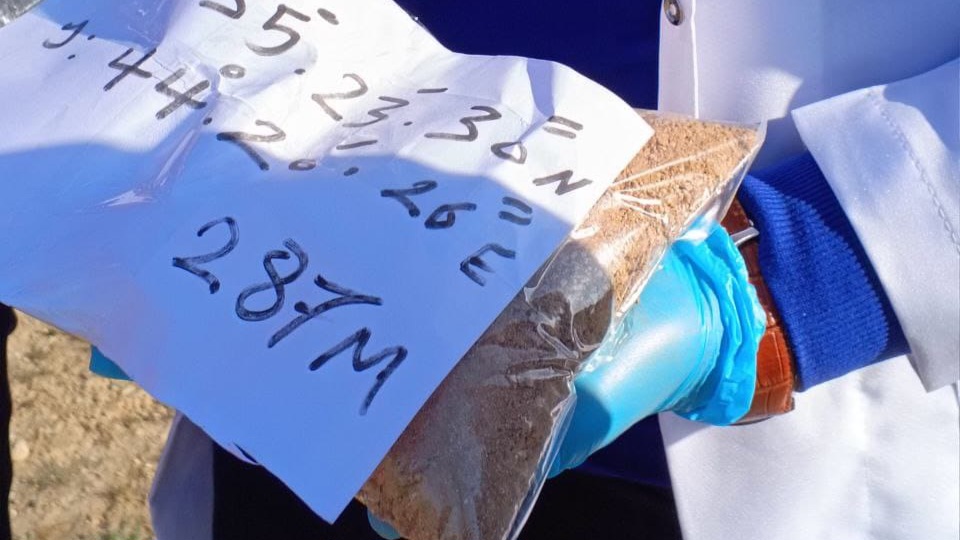 محاضرة علمية ميدانية في قسم الجغرافية